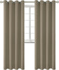 BGment Room Darkening Curtains 95 Inches Long - Grommet Thermal Insulated Drapes Window Treatment Curtains for Bedroom, 2 Panels, 52 x 95 Inch, Cocoa