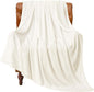BEDELITE Fleece Blanket Twin Size Cream Throw Blankets for Couch & Bed, Luxury Plush Cozy Fuzzy Blanket 60x80 inches, Super Soft Warm Lightweight Throw Blanket for Travel Camping