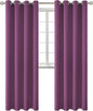 BGment Room Darkening Curtains 95 Inches Long - Grommet Thermal Insulated Drapes Window Treatment Curtains for Bedroom, 2 Panels, 52 x 95 Inch, Eggplant Purple