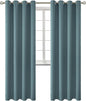 BGment Room Darkening Curtains 84 Inches Long - Grommet Thermal Insulated Drapes Window Treatment Curtains for Bedroom, 2 Panels, 52 x 84 Inch, Stone Blue