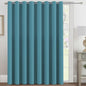H.VERSAILTEX Blackout Patio Curtains 100 x 96 Inches for Sliding Door Extral Wide Blackout Curtain Panels Thermal Insulated Room Divider - Grommet Top, 8' Tall by 8.5' Wide - Storm Blue