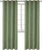 BGment Room Darkening Curtains 84 Inches Long - Grommet Thermal Insulated Drapes Window Treatment Curtains for Bedroom, 2 Panels, 52 x 84 Inch, Grass Green