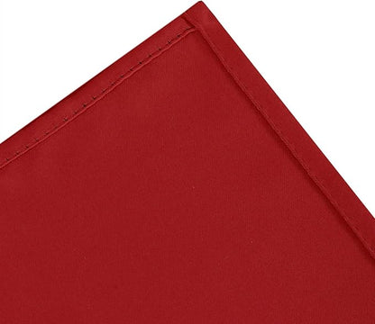 LEMOMO Blackout Curtains 66 x 54 Inch Long Bright Red Curtains Set of 2 Panels Room Darkening Curtains for Bedroom and Living Room