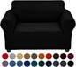 Joccun Stretch Chair Couch Cover,1-Piece Sofa Slipcover Spandex Jacquard Fabric Sofa Covers with Elastic Bottom,Washable Furniture Protector for Dogs,Cats,Kids(Armchair,Wide 35" - 55",Black)