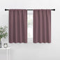 NICETOWN RV Blackout Curtains for Camper Windows, Dry Rose, 29" Wide by 40" Long, 2 PCs, Short Blackout Curtains & Drapes, Thermal Insulated Blackout Curtain Panels for Kids Room, Play Room