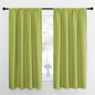 NICETOWN Green Blackout Draperies Curtains - Thermal Insulated Home Decoration Blackout Drapes for Kid's Room (1 Pair, 42 x 63 Inch, Fresh Green)