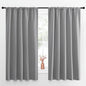 NICETOWN Blackout Curtain Panels for Window - Energy Efficient & Noise Reducing Thermal Insulated Rod Pocket Blackout Drapes/Draperies for Living Room (Silver Grey, 2 Panels, W52 inches x L63 inches)