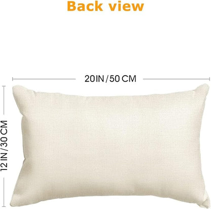 ONFAON Spring Summer Pillow Covers 20x12 Set of 4,Seasonal Holiday Farmhouse Decor Flower Cushion Case for Couch Sofa Living Room Bedroom Home Indoor Decor