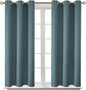 BGment Room Darkening Curtains 45 Inches Long - Grommet Thermal Insulated Drapes Window Treatment Curtains for Bedroom, 2 Panels, 38 x 45 Inch, Stone Blue
