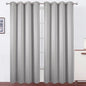 LEMOMO Blackout Curtains 52 x 90 Inch Long Light Grey Curtains Set of 2 Panels Room Darkening Curtains for Bedroom and Living Room