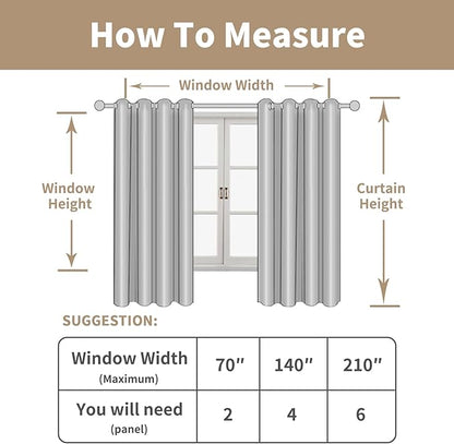 LAMIT Living Room Linen Curtains 90 Inch for Bedroom, Bronze Grommet Linen Textured Sheer Curtains Light Filtering Burlap Drapes for Farmhouse, 2 Panels, 52 x 90 Inch, Greyish Blue