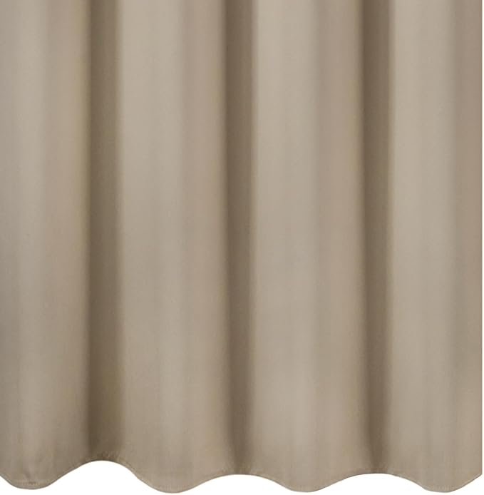LEMOMO Blackout Curtains 66 x 84 inch/Khaki Curtains Set of 2 Panels/Thermal Insulated Room Darkening Bedroom Curtains