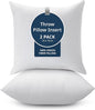 LANE LINEN Throw Pillow Insert - Pack of 2 16x16 Pillow Inserts for Decorative Pillow Covers, Throw Pillows Insert for Couch - White