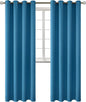 BGment Blackout Curtains - Grommet Thermal Insulated Room Darkening Bedroom and Living Room Curtains, Set of 2 Panels (52 x 95 Inch, Steel Blue)