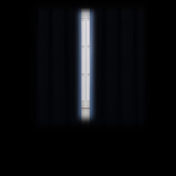 LEMOMO Sky Blue Thermal Blackout Curtains/52 x 72 Inch/Set of 2 Panels Room Darkening Curtains