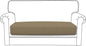 Easy-Going Stretch Loveseat Cushion Cover Sofa Cushion Furniture Protector Sofa Seat Sofa Slipcover Sofa Cover Soft Flexibility with Elastic Bottom(Loveseat Cushion, Tan)