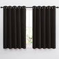 NICETOWN Blackout Draperies Curtain Panels - Thermal Insulated Solid Grommet Blackout Curtains/Panels/Drapes for Living Room(Toffee Brown, 1 Pair, 66 by 54-Inch)