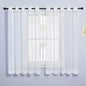 NICETOWN Sheer Curtains for Bedroom Windows 63 inch Length, Grommet Casual Voile Sheer with Light Filter Window Treatments for Living Room, Ivory, 140" Wide Total 2 Panels