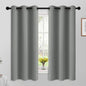 Yakamok Dove Grey Room Darking 63 Inch Length 2 Panel Sets for Livingroom Dining Room Darkening Thermal Insulated Bay Window Hotel Modern Elegant Black Out Sunblock Curtins/Bedroom,42 x 63 Inches