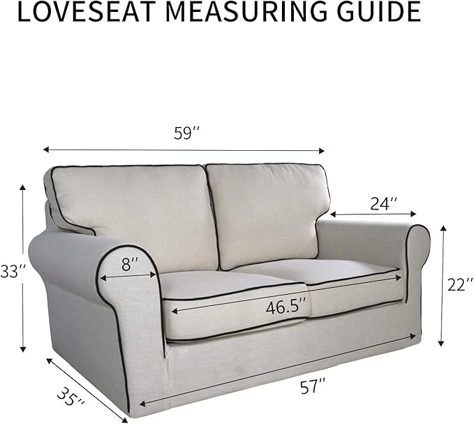 PureFit Reversible Quilted Sofa Cover, Water Resistant Medium Slipcover Furniture Protector, Washable Couch Cover with Non Slip Foam and Elastic Straps for Kids, Dogs, Pets (Loveseat, Gray/Gray)