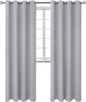 BGment Room Darkening Curtains 120 Inches Long - Grommet Thermal Insulated Drapes Window Treatment Curtains for Bedroom, 2 Panels, 52 x 120 Inch, Light Grey