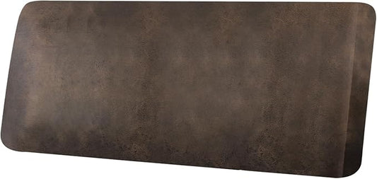 Leather Look Couch Cushion Covers Sofa Seat Slipcovers Sets Couches Furniture Protector for Sectional Armchair Loveseat Pets Kids Stretch Spandex Fabric (1 Cushion Sofa, Brown)