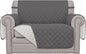 Easy-Going Oversized Chair Sofa Slipcover Reversible Sofa Cover Water Resistant Couch Cover Furniture Protector Cover with Elastic Straps for Pets Dog (Oversized Chair, Gray/Ivory)
