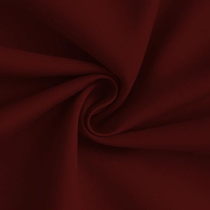 Yakamok 100% Blackout Curtain Panels 84 inches Cold and Light Blocking Drapes for Nursery, 2 Thick Layers Thermal Insulated Draperies (2 Pieces, 50 inch Width, Burgundy Red/White Backing)