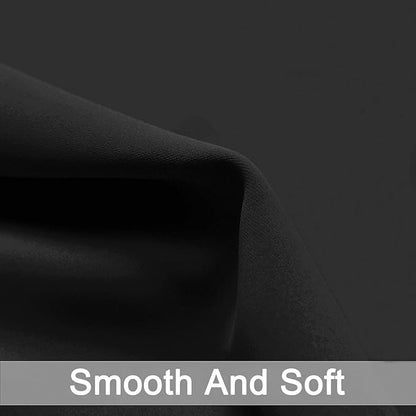Yakamok Blackout Curtains for Bedroom, Room Darkening Thermal Insulated Grommet Window Drapes for Living Room, 38W x 45L, Set of 2