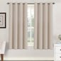 H.VERSAILTEX Blackout Curtain for Living Room Thermal Insulated Window Treatment Curtain Extra Long 63 inch Length Energy Saving Solid Grommet Top Blackout Drape, One Panel, Fog, 52" W x 63" L