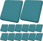 14Pcs Outdoor Cushion Covers, Patio Cushion Covers,Stretch Elastic Slipcovers, Replacement Washable & Reusable Furniture Protector for Patio Couch (Peacock Blue,Cover Only)