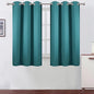 LEMOMO Sea Teal Blackout Curtains 42 x 54 Inch Length Set of 2 Panels Grommet Bedroom Curtains for Living Room