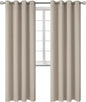 BGment Room Darkening Curtains 84 Inches Long - Grommet Thermal Insulated Drapes Window Treatment Curtains for Bedroom, 2 Panels, 52 x 84 Inch, Camel