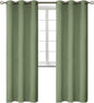 BGment Room Darkening Curtains 84 Inches Long - Grommet Thermal Insulated Drapes Window Treatment Curtains for Bedroom, 2 Panels, 42 x 84 Inch, Grass Green