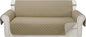 Reversible Oversized Sofa Covers Couch Cover Furniture Protector for Dogs Elastic Straps Water Resistant(XLSofa,Camel/Beige)