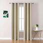 ChrisDowa Blackout Curtains 72 inches Long for Bedroom - 2 Panels Set Grommet Thermal Insulated Room Darkening Curtains for Living Room (Beige, 42 x 72 Inch)