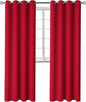 BGment Room Darkening Curtains 95 Inches Long - Grommet Thermal Insulated Drapes Window Treatment Curtains for Bedroom, 2 Panels, 52 x 95 Inch, Red