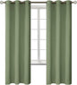 BGment Room Darkening Curtains 72 Inches Long - Grommet Thermal Insulated Drapes Window Treatment Curtains for Bedroom, 2 Panels, 42 x 72 Inch, Grass Green