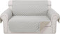 Reversible Loveseat Sofa Covers Couch Cover Furniture Protector(Loveseat Small,Light Grey/Beige)