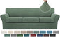 Turquoize 4 Piece Sofa Covers for 3 Cushion Couch Sofa Slipcover Soft Couch Cover for Dogs-Washable Sofa Furniture Covers with 3 Individual Large Cushion Covers, Feature Fabric (XL Sofa, Loden Frost)