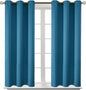 BGment Blackout Curtains - Grommet Thermal Insulated Room Darkening Bedroom and Living Room Curtains, Set of 2 Panels (38 x 54 Inch, Steel Blue)