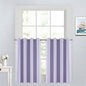 Yakamok Blackout Small Window Curtains with Grommet Top, Room Darkening Thermal Insulated Window Panel Drape for Bedroom Bathroom, 52Wx36L, Lilac, 2 Panels