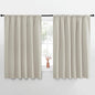 NICETOWN Blackout Curtains for Bedroom, Blackout Curtain Panels, Natural, 1 Pair, 70 by 63-inch, Window Treatment Energy Saving Thermal Insulated Solid Rod Pocket Blackout Drapes/Draperies