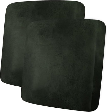 Leather Look Couch Cushion Covers Sofa Seat Slipcovers Sets Couches Furniture Protector for Sectional Armchair Loveseat Pets Kids Stretch Spandex Fabric (2 Cushion Loveseat, Army Green)
