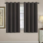 H.VERSAILTEX Blackout Curtain for Living Room Thermal Insulated Window Treatment Curtain 54 inch Length Energy Saving Solid Grommet Top Blackout Drape, One Panel, Chocolate Brown, 52" W x 54" L