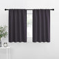 NICETOWN RV Blackout Curtains for Camper Windows, Greyish Purple, 34" x 36", Set of 2, Kitchen Short Blackout Curtains & Drapes, Thermal Insulated Rod Pocket Window Treatment Draperies for Nursery