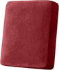 Couch Cover Stretch Velvet Sofa Cushion Cover 1-Piece - Elastic Washable Slipcover for Seat or Backrest, Couch Seat Covers for Sofas (Christmas Red)