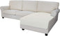 Easy-Going Sectional Couch Covers for Dogs L Shape Sofa Cover Reversible Sofa Slipcover Chaise Lounge Cover Furniture Protector Cover for Pets Dog Cat (42 x 68 inches, Ivory/Ivory)