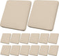 14Pcs Outdoor Cushion Covers, Patio Cushion Covers,Stretch Elastic Slipcovers, Replacement Washable & Reusable Furniture Protector for Patio Couch (Beige,Cover Only)