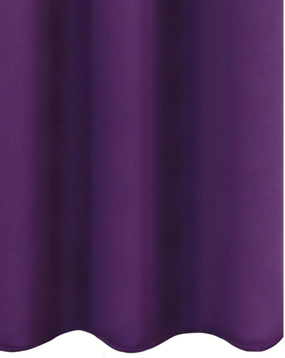LEMOMO Purple Blackout Curtains 42 x 54 Inch Length Set of 2 Panels Grommet Bedroom Curtains for Living Room
